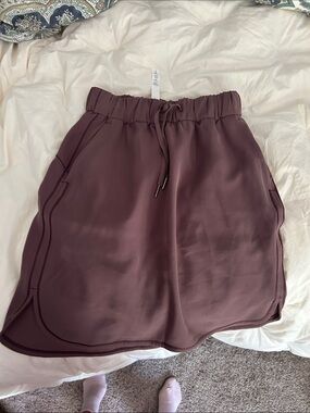 lululemon athletica Plum Drawstring Skirt